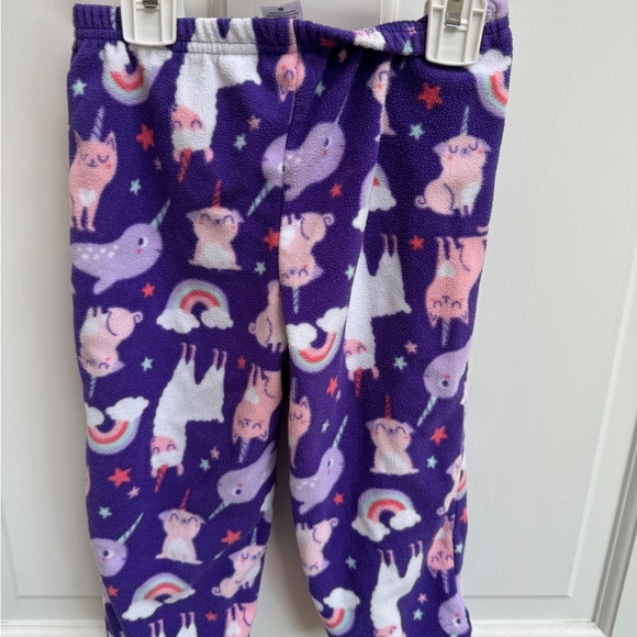 Carter’s 2T Girls Purple Fantasy Fleece Pajama Pants - Picture 4 of 4